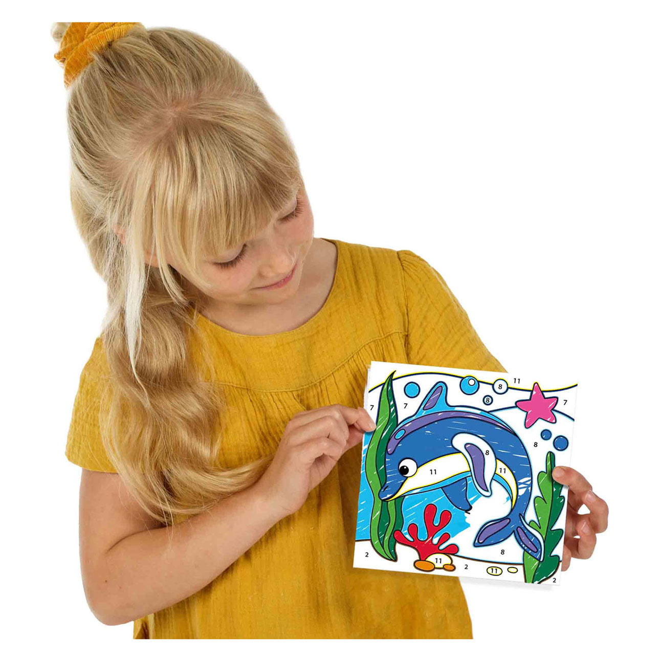 SES Creative Ses kleuren op nummers - driehoek grip stiften