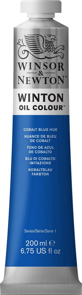 Winsor Newton winton oil colours 200ml cobalt blue hue