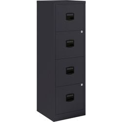 Ladenkast PFA4-ZW Bisley 413x400x1282mm zwart