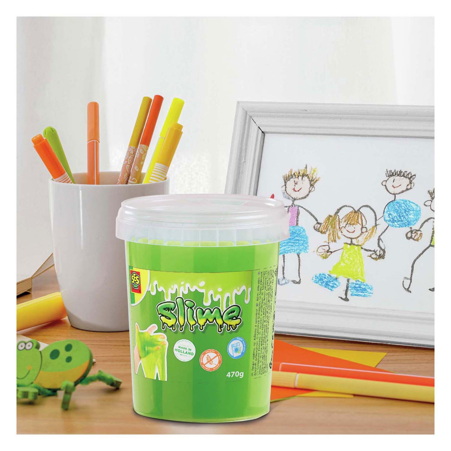 SES slime - neon groen 470g