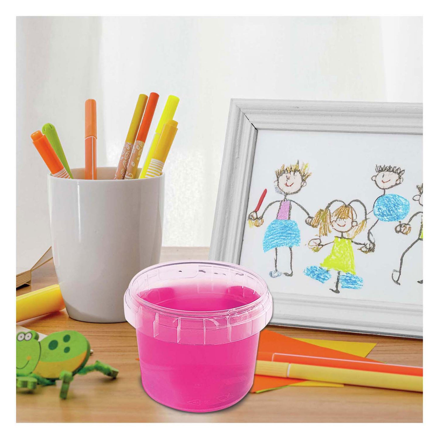 SES slime - neon roze 140g