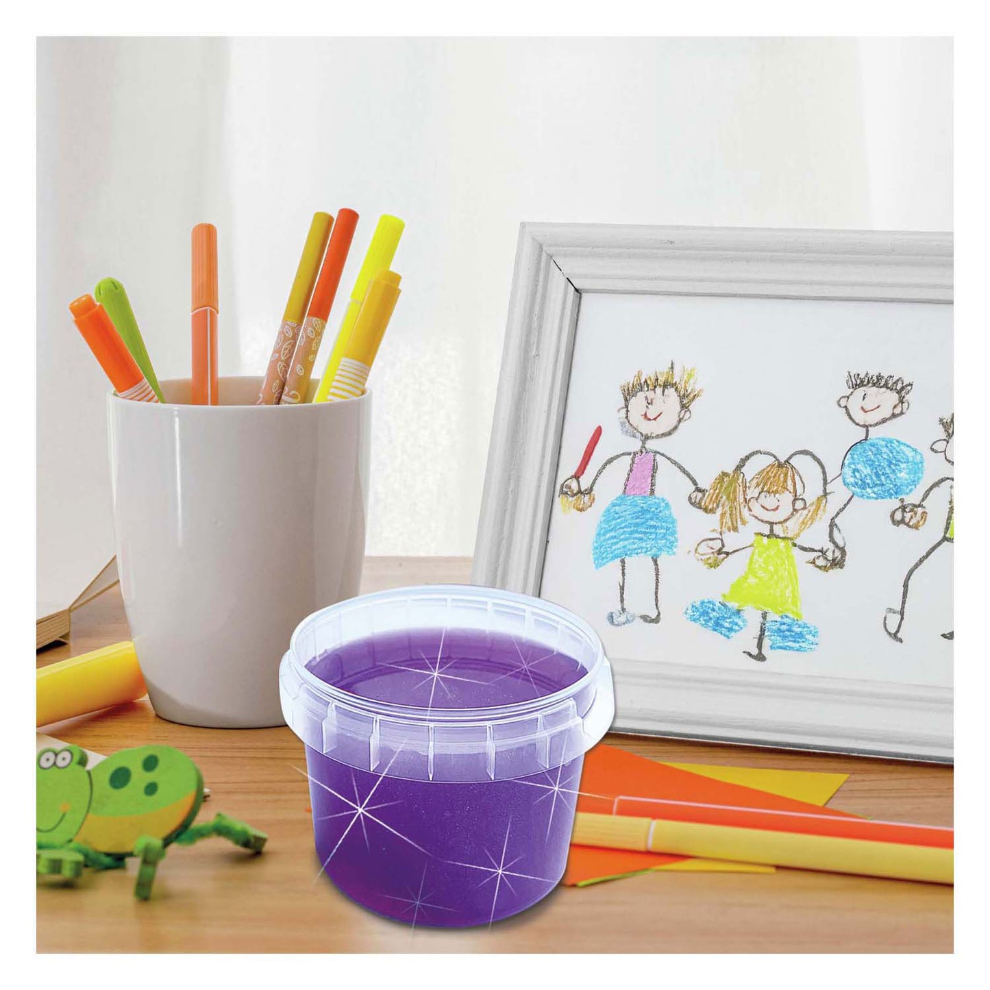 SES slime - paars glitter 140g