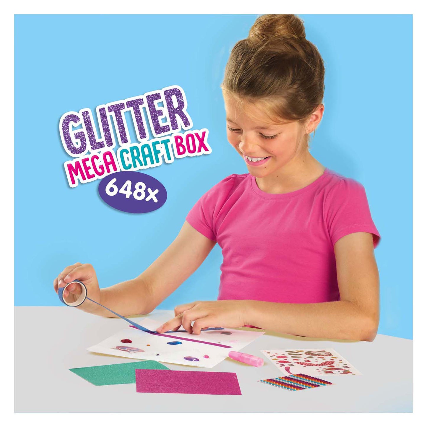 SES glitter mega knutselbox