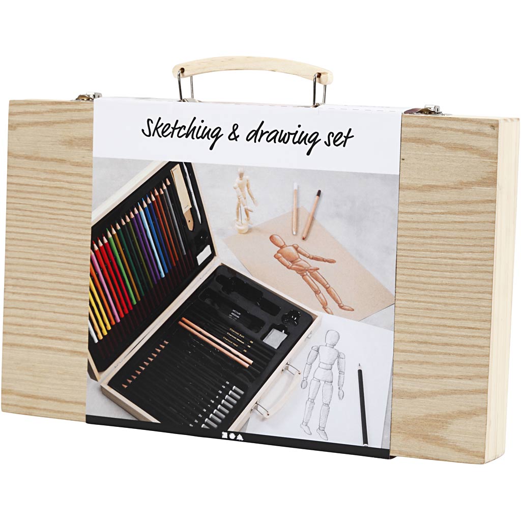 Creativ Company Https: www.cchobby.nl schets-en-tekenset-diverse-kleuren-1-stuk