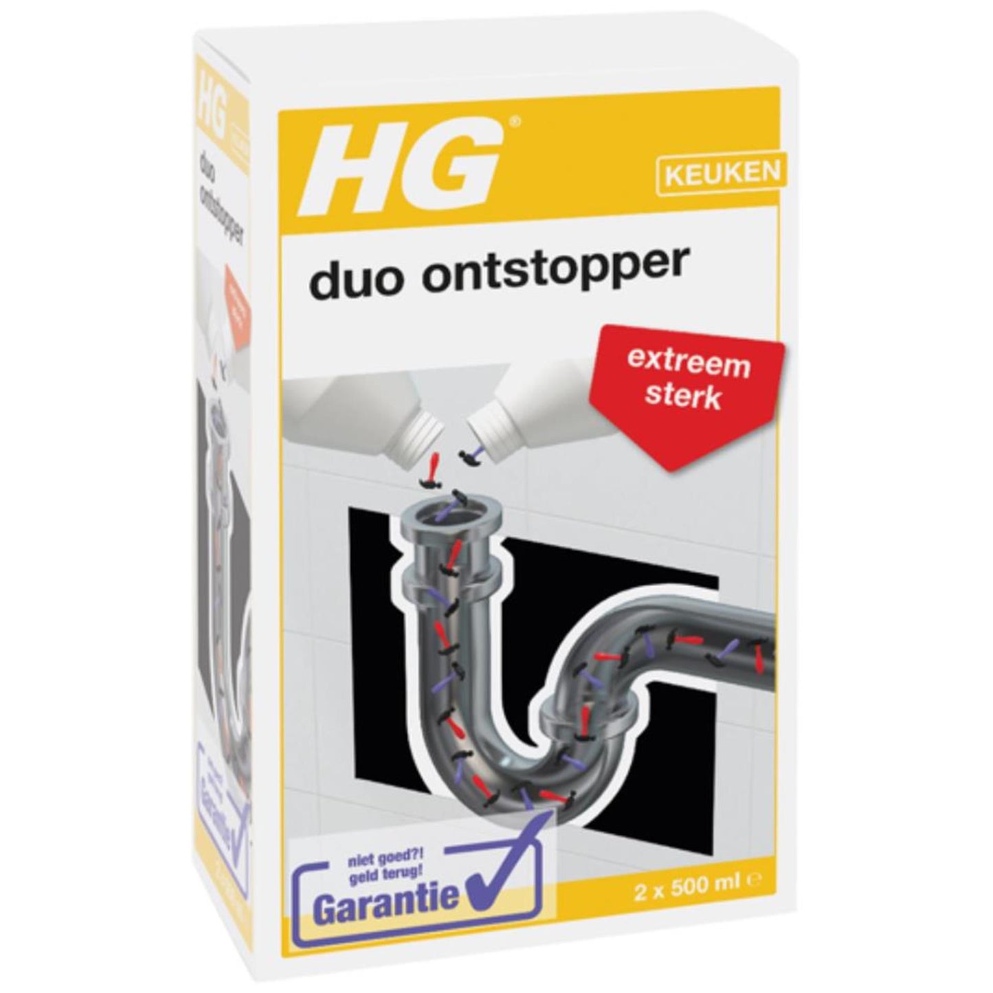 HG duo ontstopper 1 liter