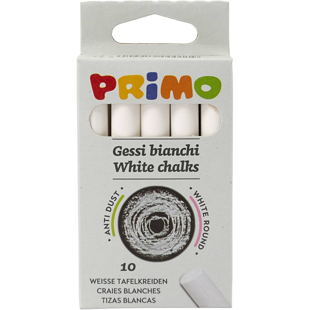 Creativ Company Https: www.cchobby.nl schoolbordkrijt-l-8-cm-d-10-mm-wit-10-stuk-1-doos