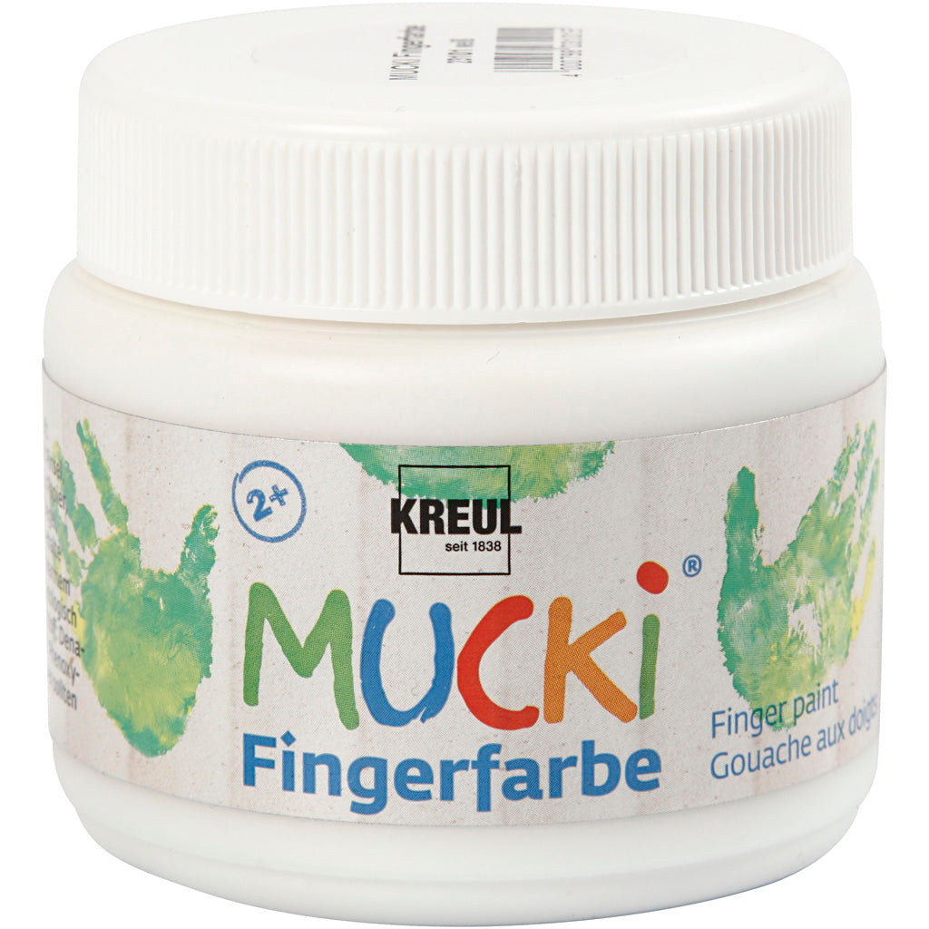 Creativ Company Https: www.cchobby.nl mucki-vingerverf-wit-150-ml-1-doosje