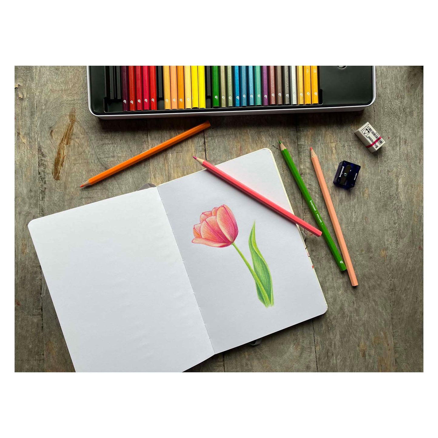 BRUYNZEEL creatives schets notitieboek a5 140 g m² 80 vellen
