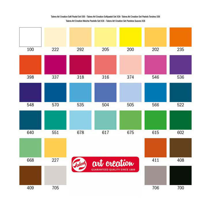 Talens Art Creation softpastel set 36