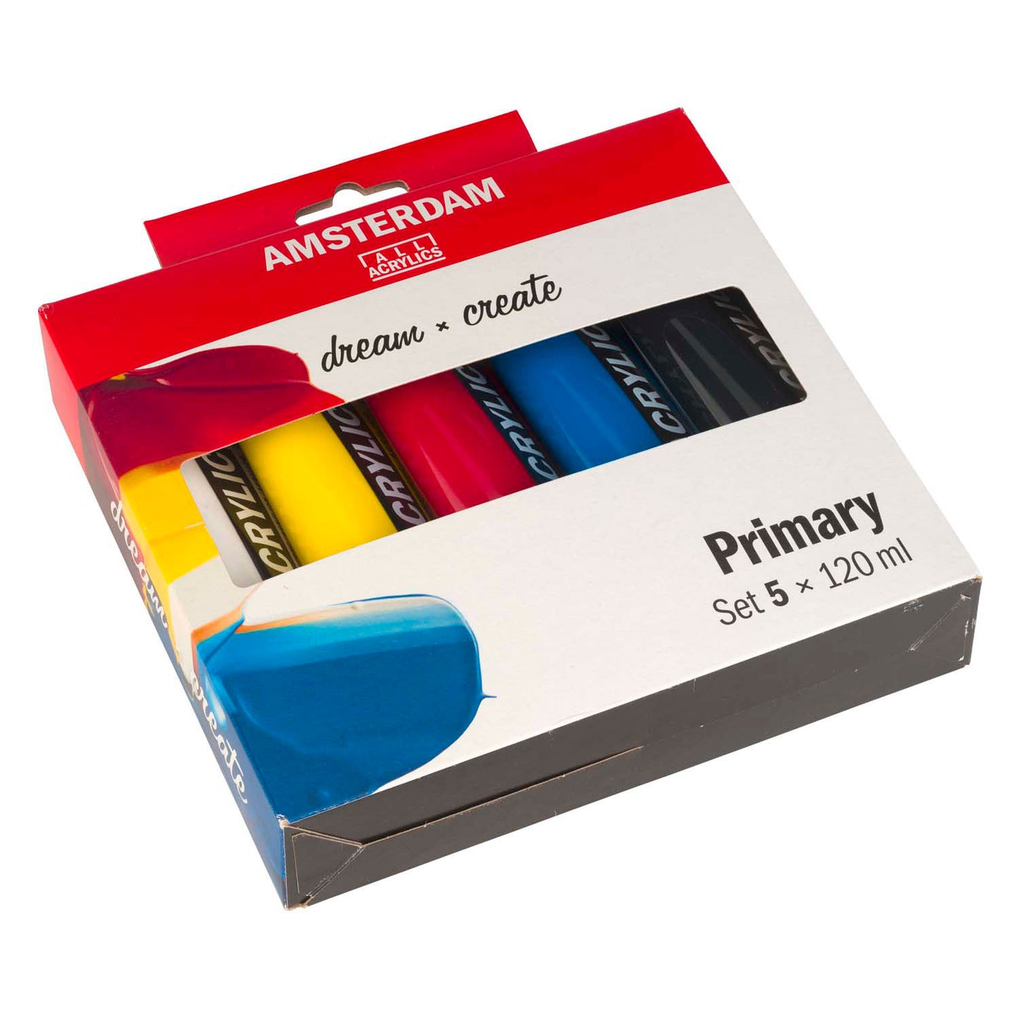 Bruynzeel Amsterdam standard series acrylverf primaire set 120ml, 5dlg.
