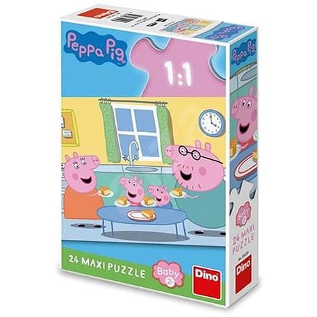 DinoToys Dino puzzel peppa pig vloerpuzzel 24 maxi stukjes