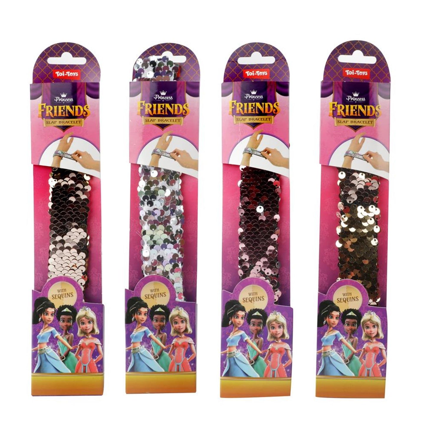 Toi-Toys Toi toys klaparmband met pailletten