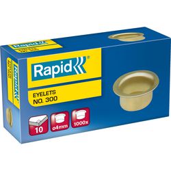 Rapid Ringen brass 4 mm koper zink 1.000 stuks 12 vellen