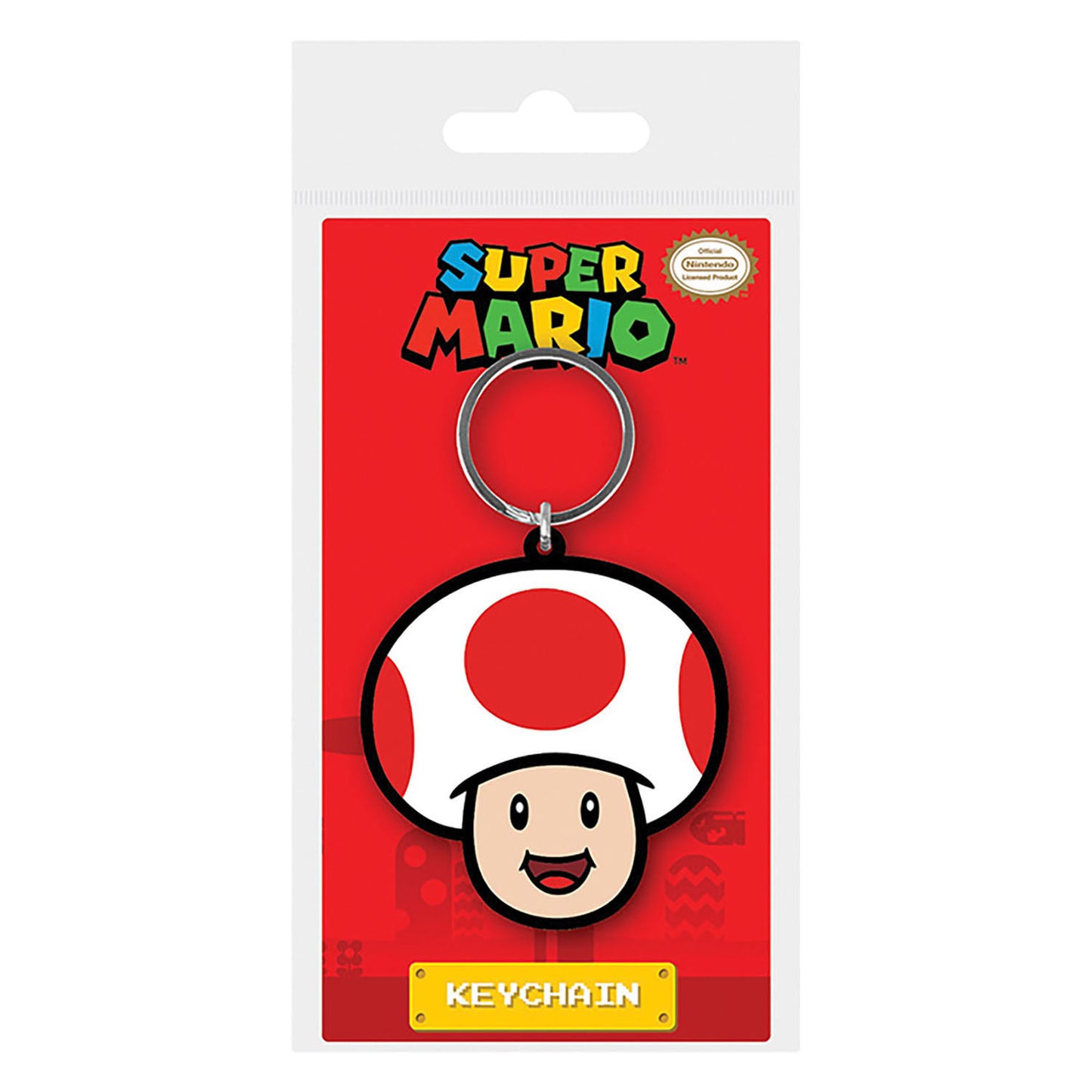Super Mario toad pvc sleutelhanger