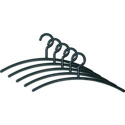 Kleerhangers Kerkmann zwart pak 5 stuks