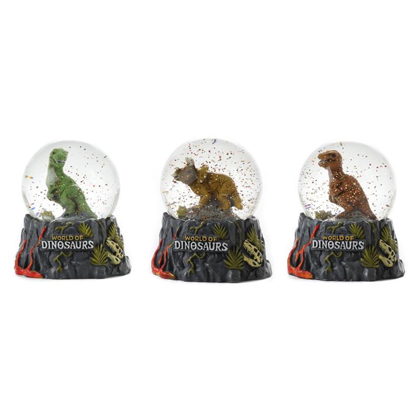 Toi-Toys Toi toys sneeuwbol dino ø6,5xh9cm