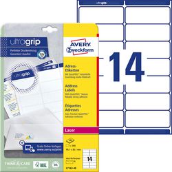 Adresetiketten Avery 560 stuks wit