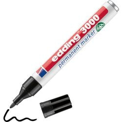 Permanente marker Edding 3000 1,5 - 3mm zwart