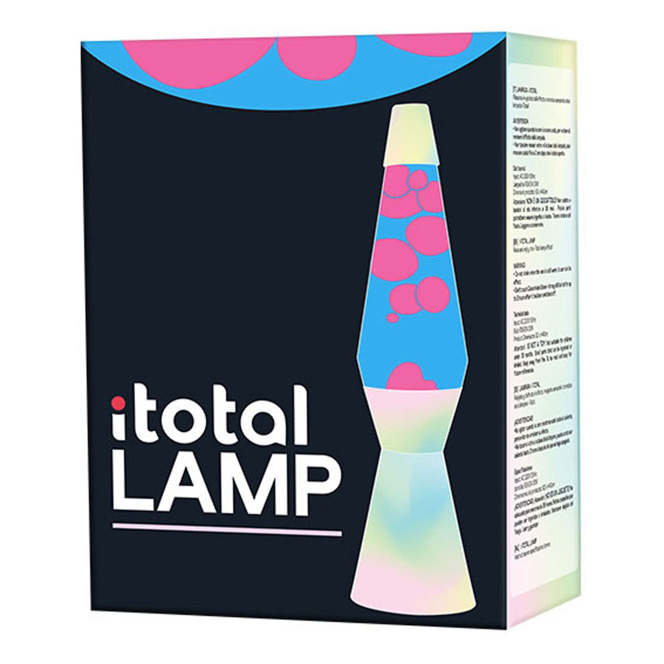 Itotal Lavalamp rainbow dream, 40cm
