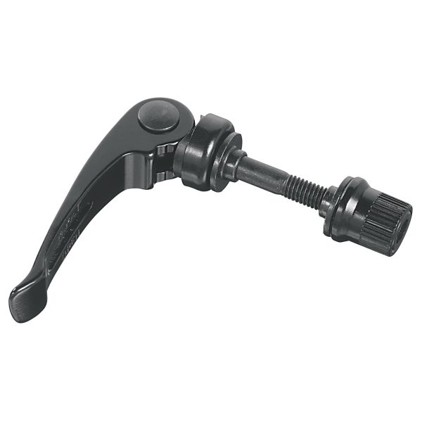 Ergotec Zadelpen snelspanhendel m6-m8 x 35 mm aluminium - zwart