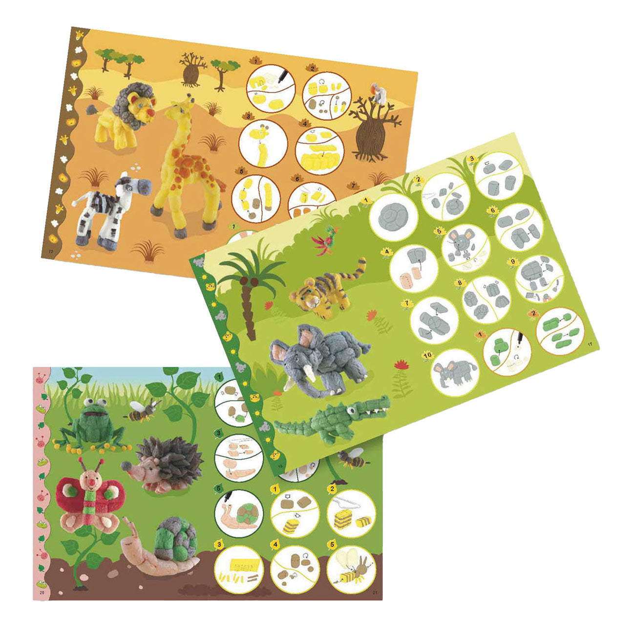 PlayMais voorbeeldenboekje - dieren