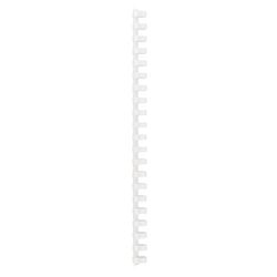 Bindruggen GBC plastic A4 16mm wit capaciteit 145vel