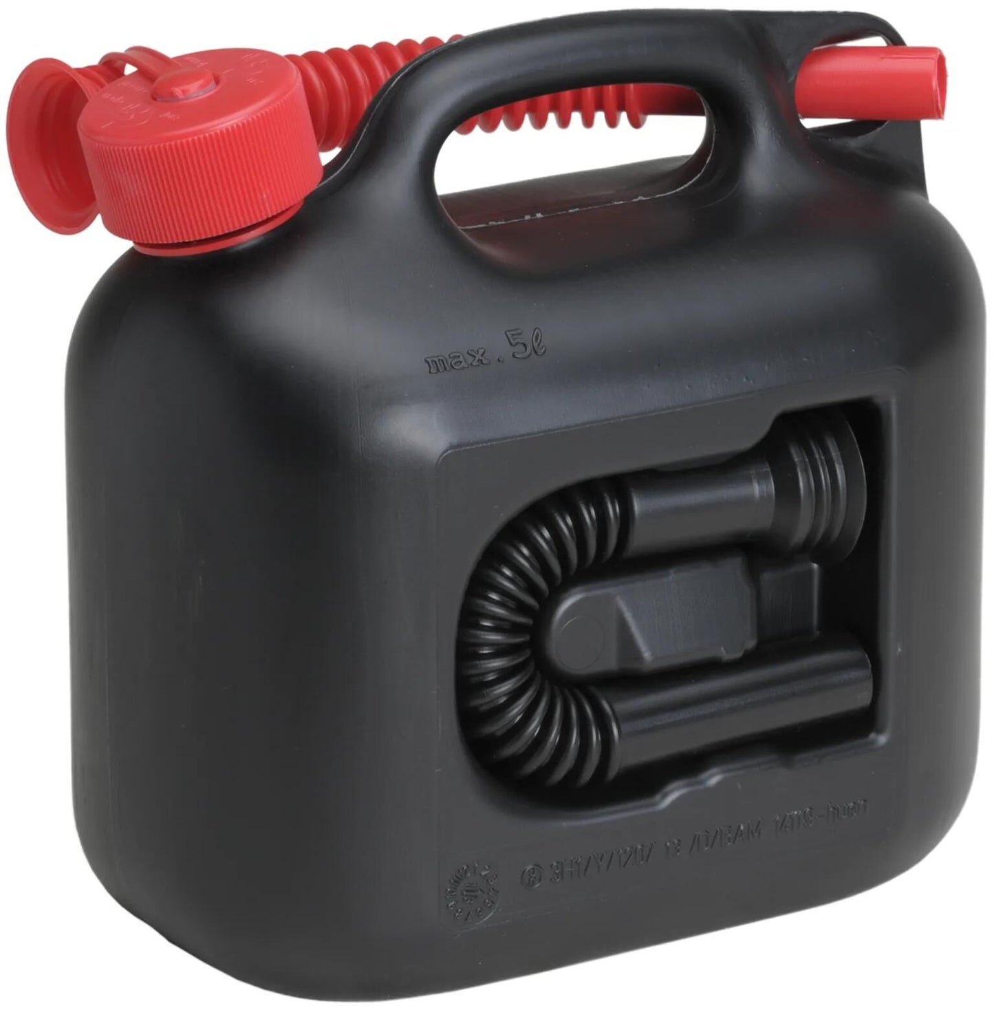 Hünersdorff benzinkanister premium (un) benzin canist. 5l black plastic, un