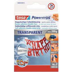 Powerstrips Tesa Deco transparant 15 x 81 mm