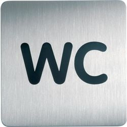 Pic Infobord togram toilet durable zelfklevend aluminium 15x15