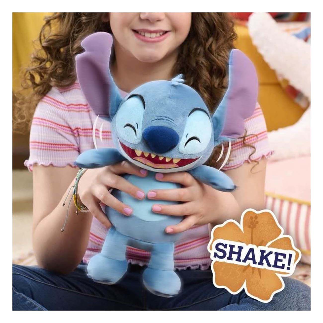 Spectron Stitch crack me up lachende knuffel pluche, 35cm