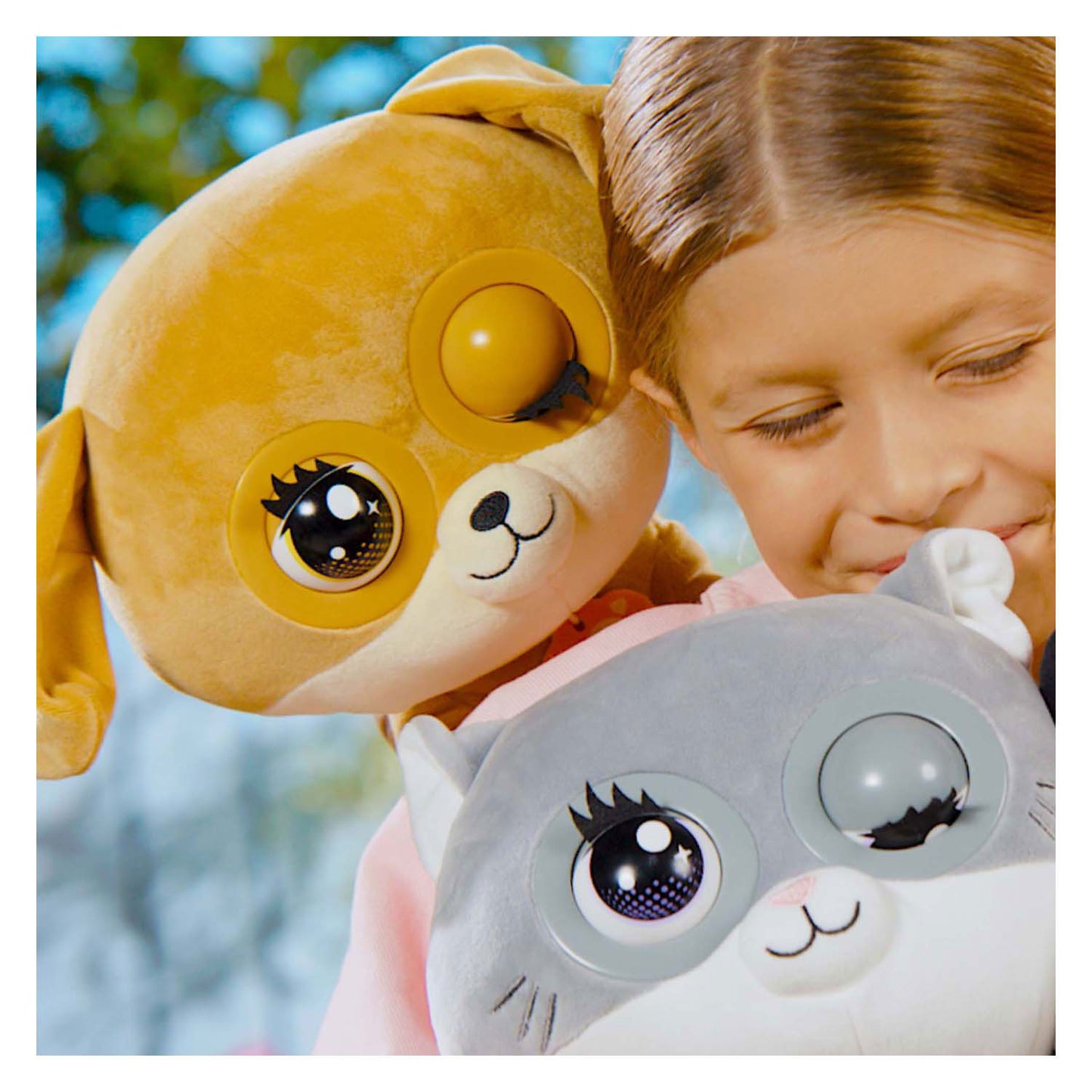Silverlit winksies blauwe kat interactieve knuffel
