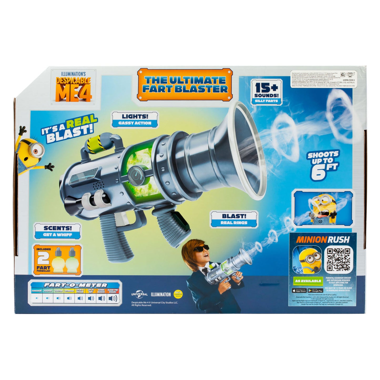 Spectron Despicable me 4 - ultimate fart blaster met licht en geluid