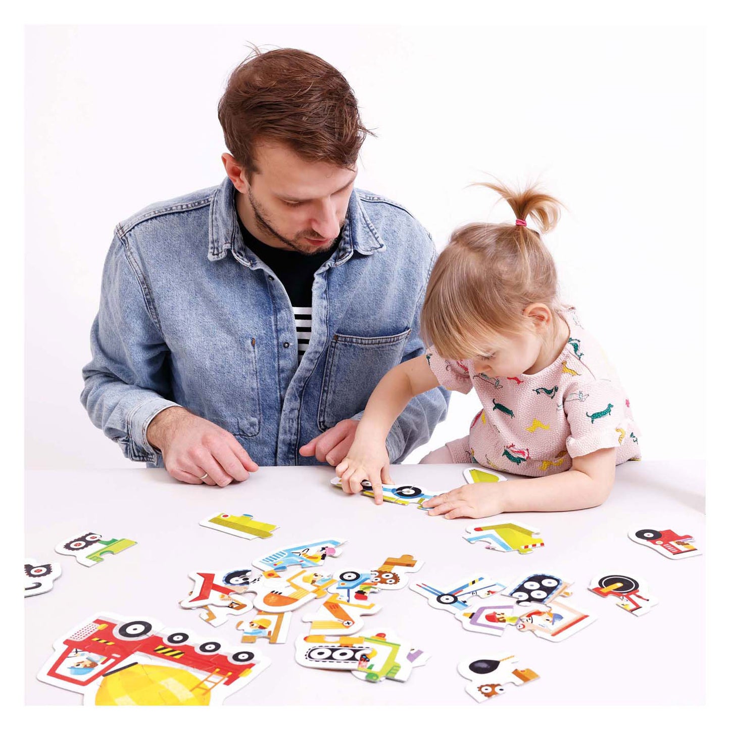 Banana Panda - oplopende puzzels voertuigen - 33st.