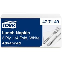 Servetten Tork Wit 2-laags 200 stuks
