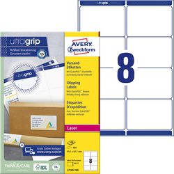 Adresetiketten Avery wit 800 stuks