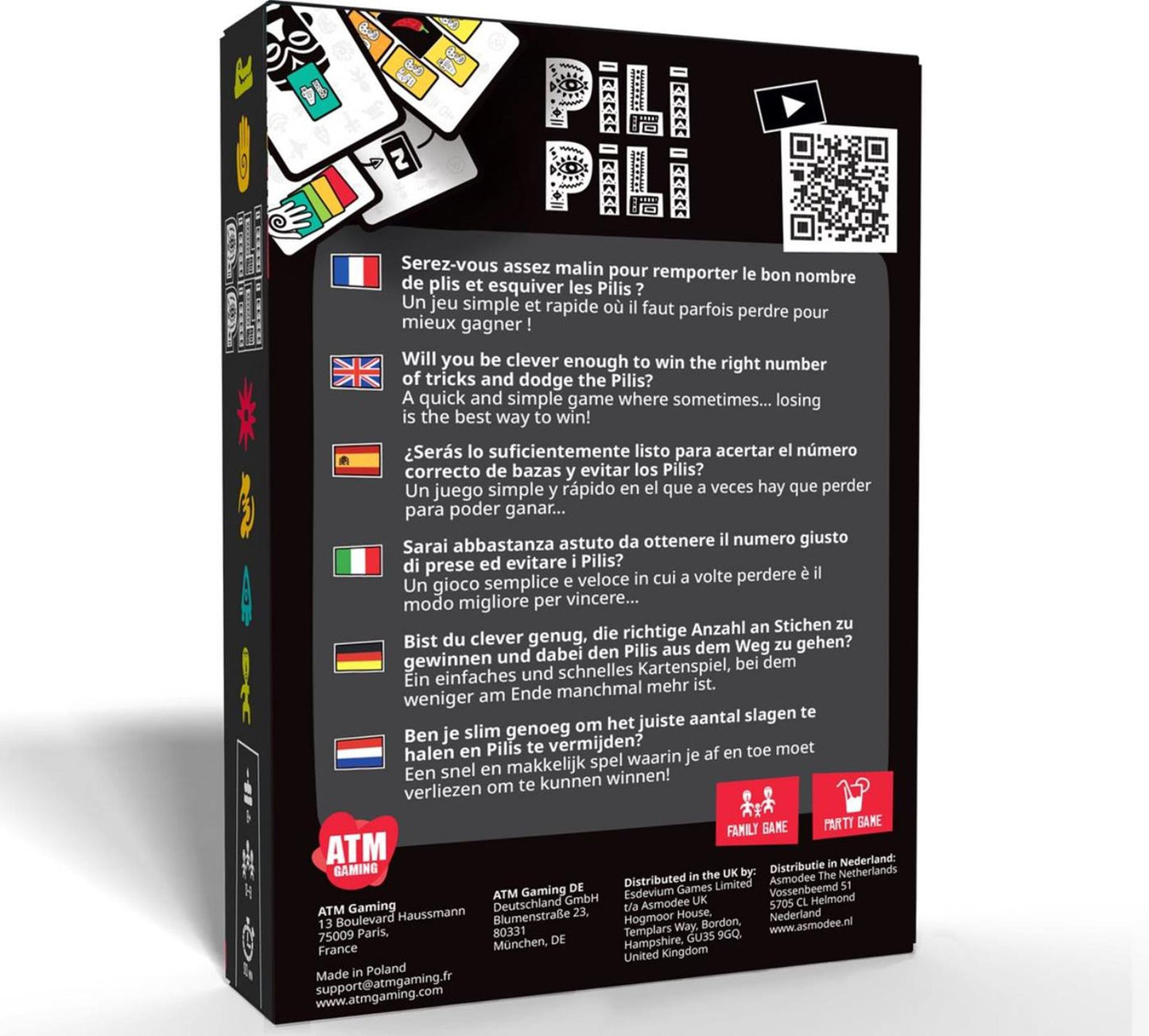 Asmodee Pili pili kaartspel (nl versie)