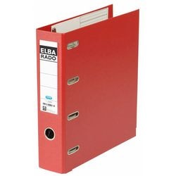 Ordner Elba Rado Plast Rood A4 500 Vel Karton PVC