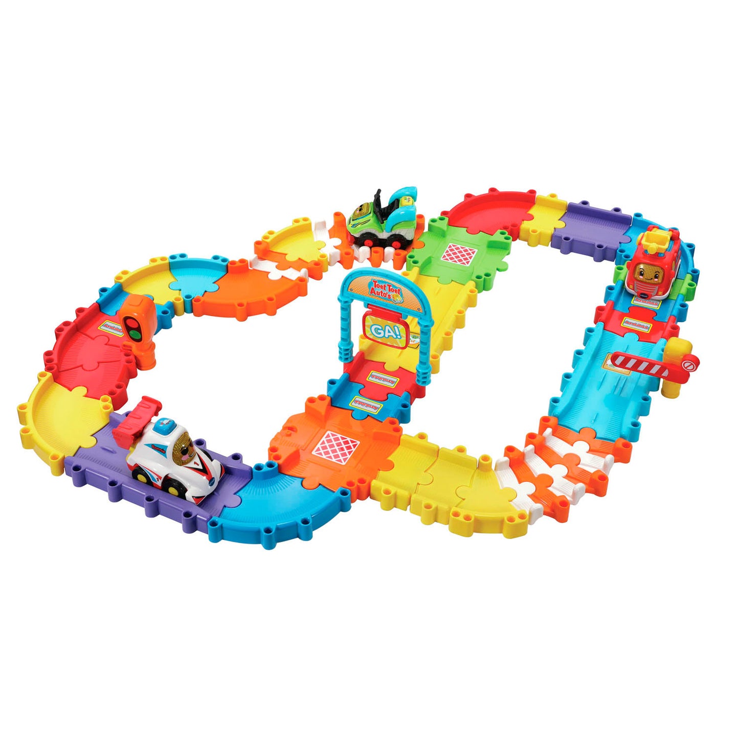 VTech toet toet auto's - wegdelen combi deluxe