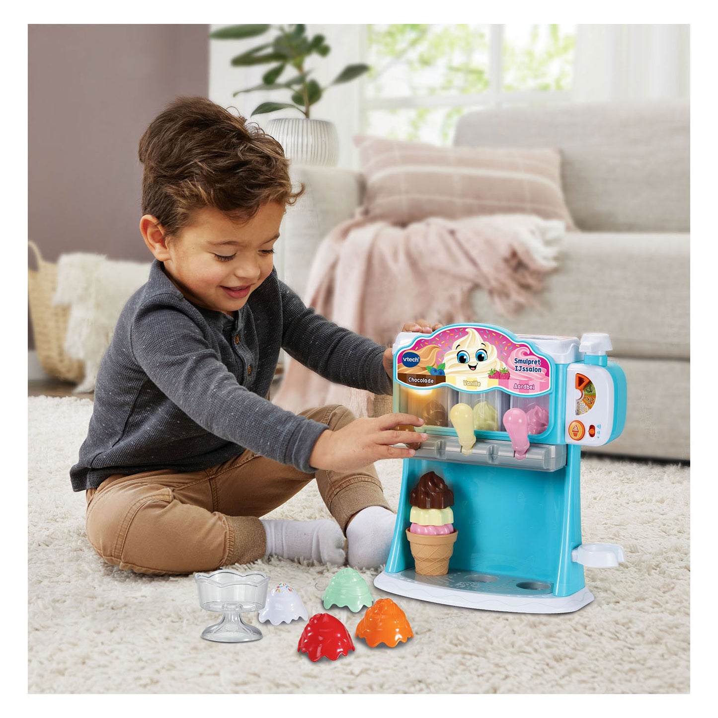 VTech smulpret ijssalon - educatief speelgoed - stimuleert creativiteit - speelgoed vanaf 2 jaar
