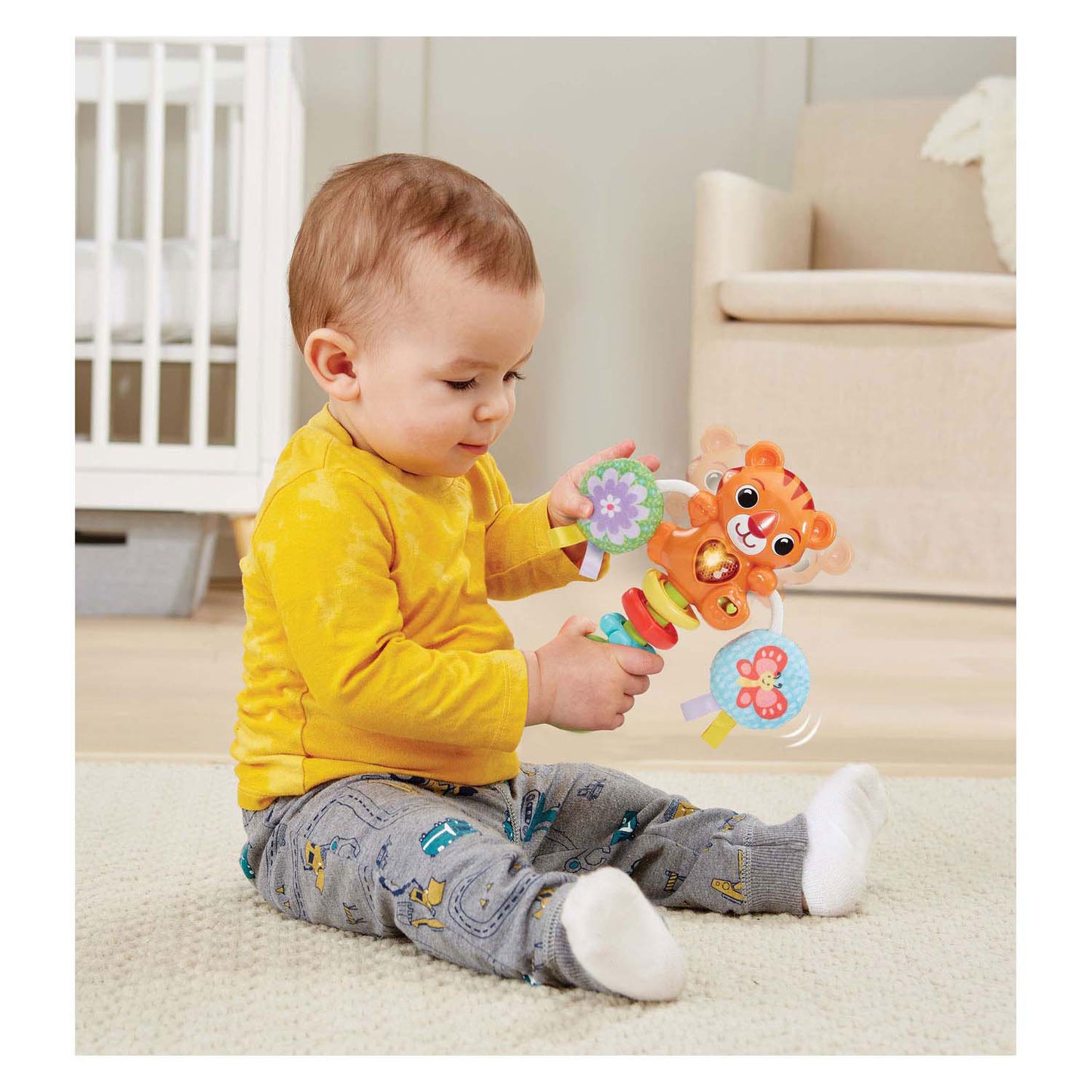 VTech - baby rammelaar - tijger