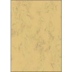 Marmerpapier Sigel DP262 A4 90g m2 zandbruin 100 vel