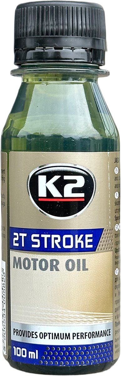 Merkloos Sans Marque 2-takt olie 100ml – mengsmering olie – tweetakt olie – scooter, brommer kettingzaag – mengverhouding 1:25 1:50
