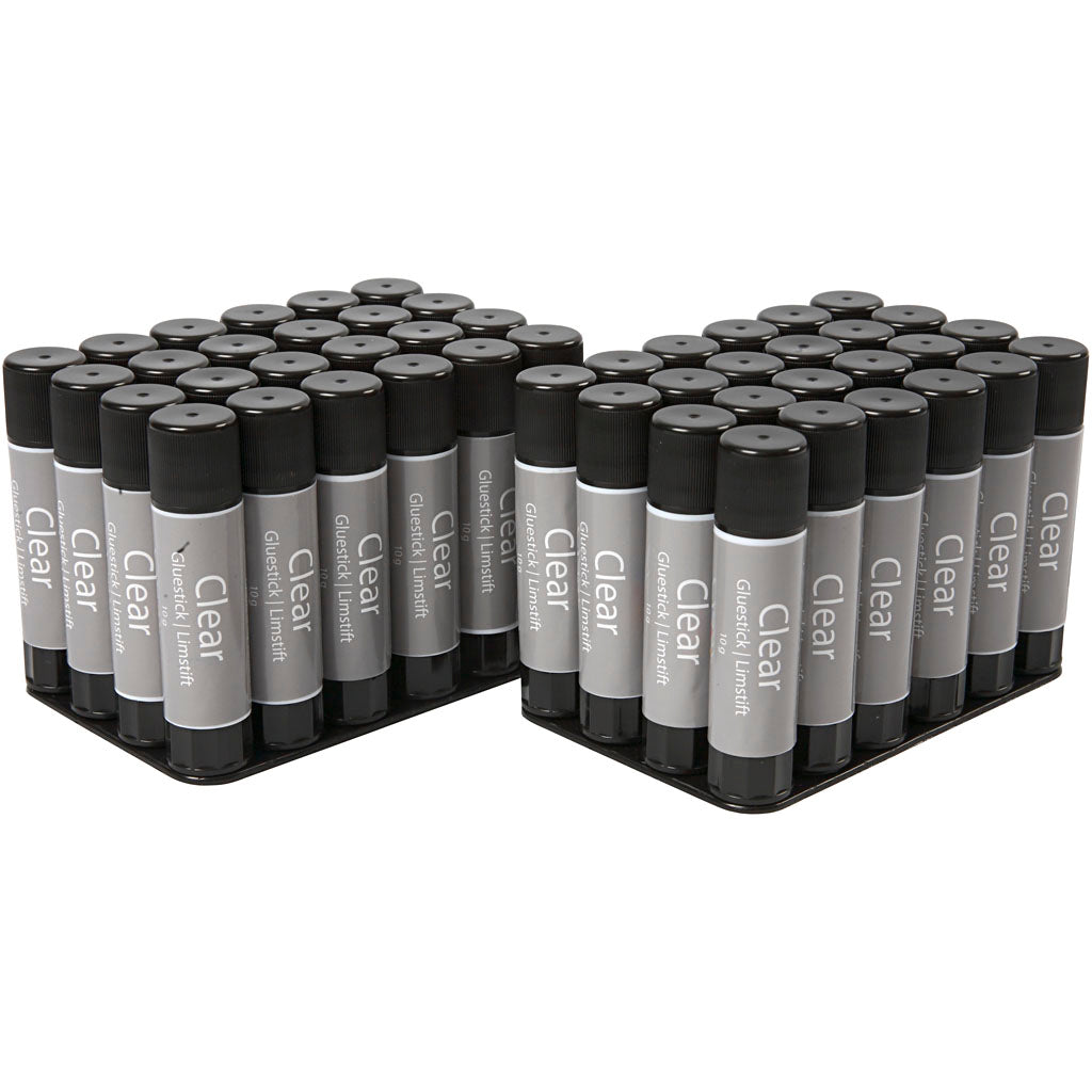 Creativ Company Https: www.cchobby.nl transparante-lijmstift-rond-10-gr-48-stuk-1-doos