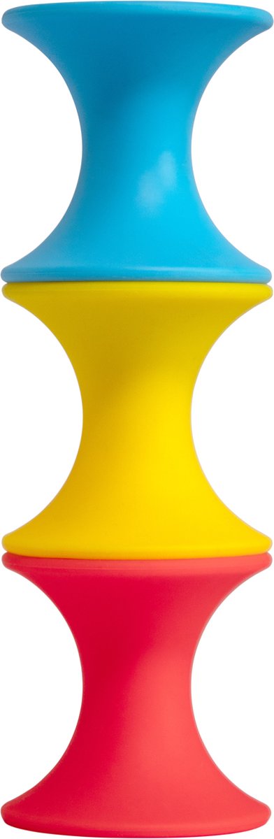 Moluk Tulu set 3 stuks primaire kleuren diam.5cm, in doos, 0+