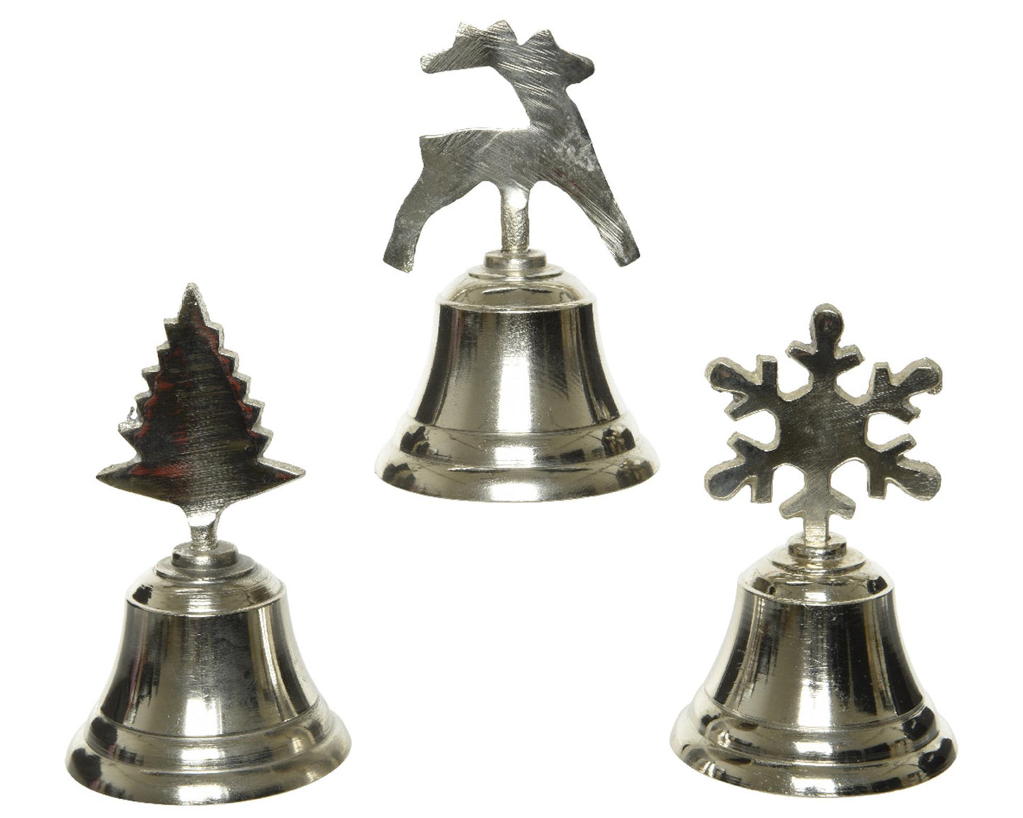 Decoris Tafelbel met aluminium zilver