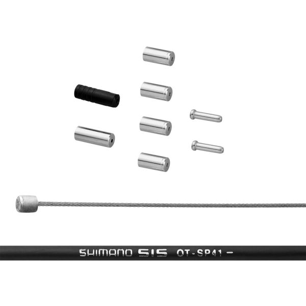 SHIMANO Versnellingskabelset race rvs - zwart