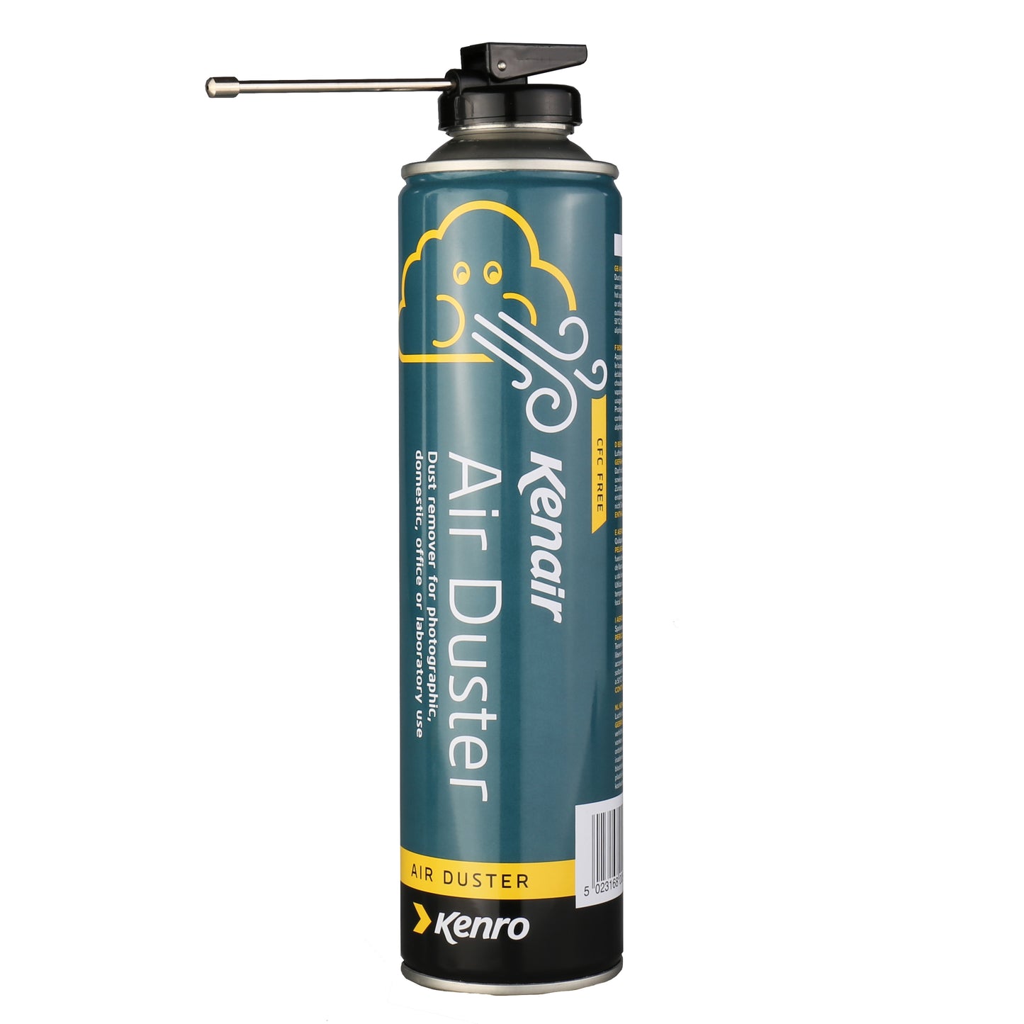 Kenro spuitbus lucht + plastic kraan 360 ml