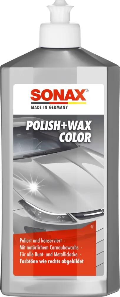 SONAX autopolitur polish wax color nanopro color polish + wax silver gray