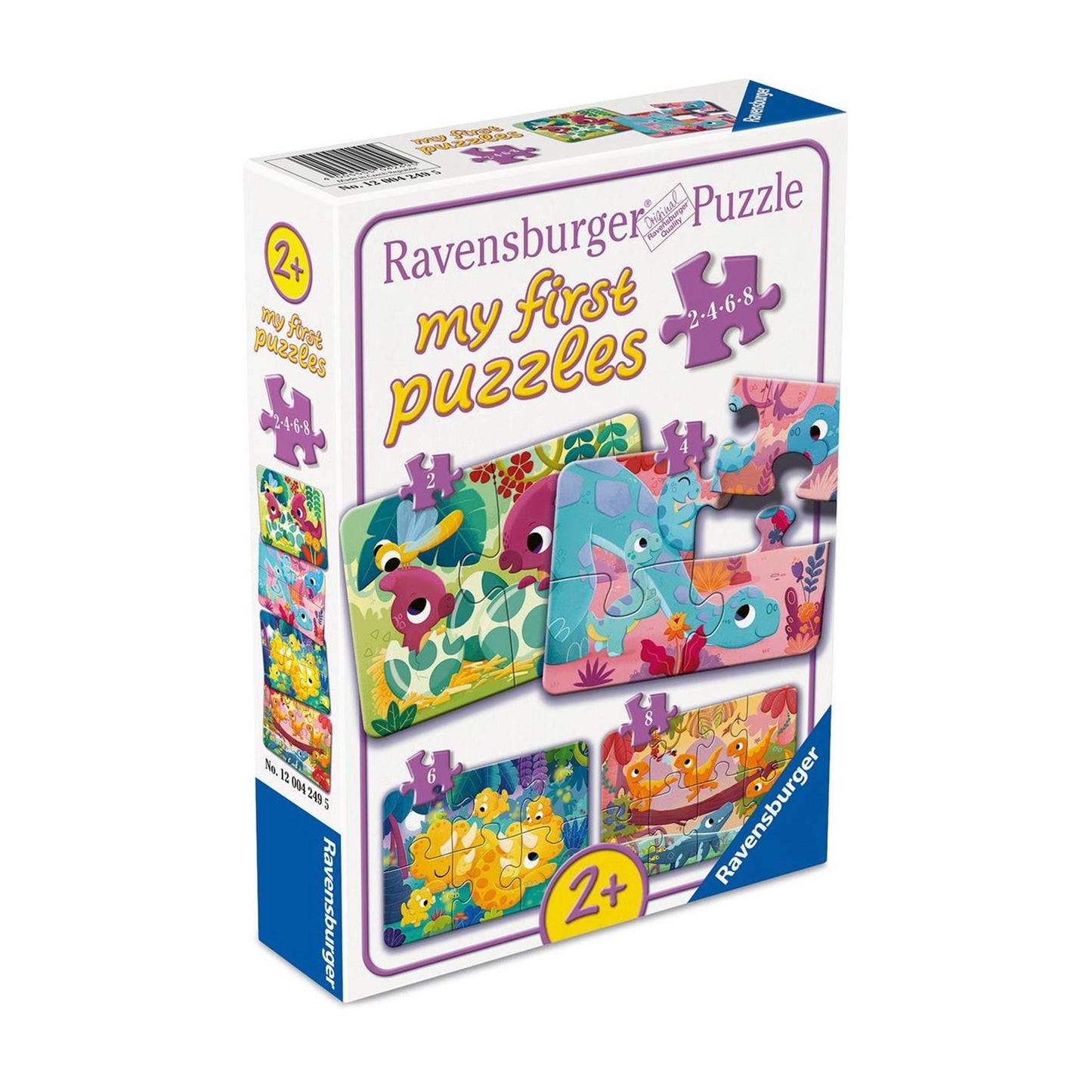 Ravensburger My first puzzle sweet dinosaurs 2 4 6 8p