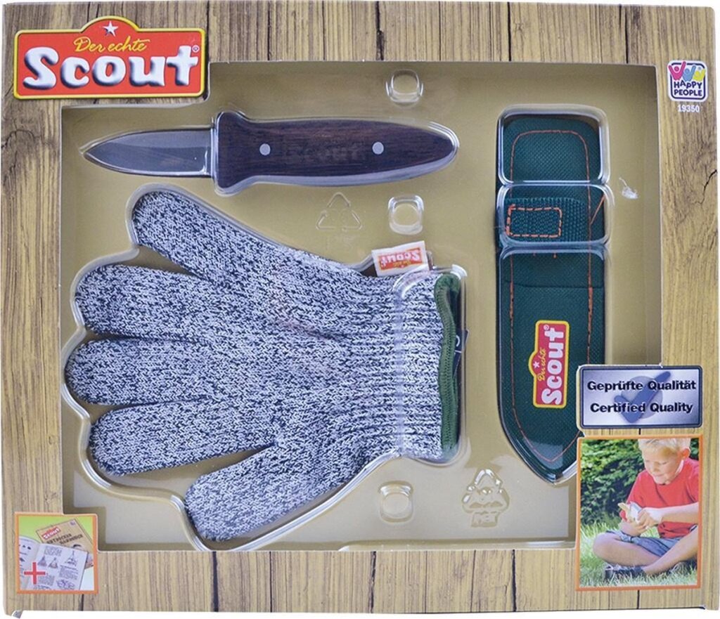 Happy People kerfset scout junior groen grijs bruin 3-delig